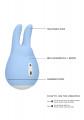 Loveline Love Bunny Clitoris Stimulator Lichtblauw