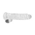 Bang It Real Dildo no. 6 Met Ballen Transparant