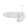 Bang It Real Dildo no. 6 Met Ballen Transparant